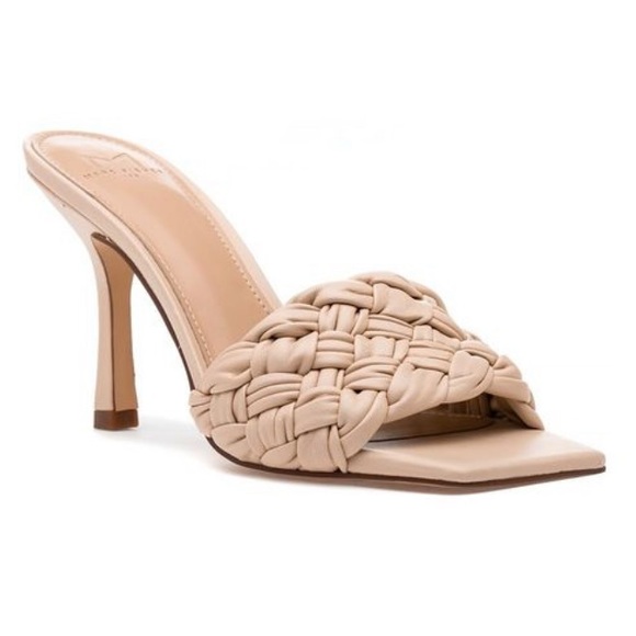 Marc Fisher Shoes - Marc Fisher Women's Draya Sandal Light Natural Leather size 7.5